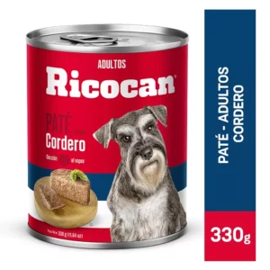 RICOCAN ADULTOS PATÉ CON CORDERO LATA 330G